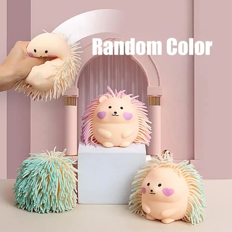 Cartoon Hedgehog Squeeze Toys Kawaii Cute Stress Relief Sensory Toys Slow Rising Stress Ball Anti Stress Fidget Toy Kids Gifts