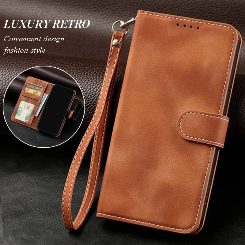 Magnet Wallet Leather Case for Samsung Galaxy S24 S23 S22 S21 S20 Note 20 Ultra S 24 23 22 21 FE S10 Plus Note9 10 9 Flip Cover