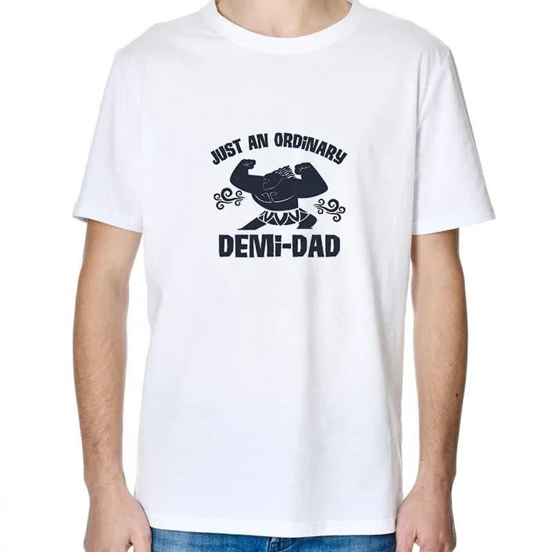 Oversized Short Sleeve T-Shirts Summer O-Neck T-Shirt Men's Clothing Ordinary Demi Dad  Maui Fashion Print Graphic T Shirts