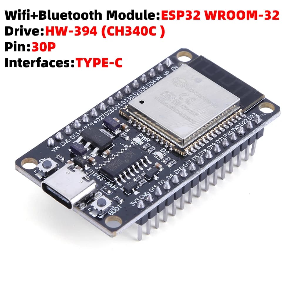 ESP32 Expansion Board Compatible with ESP32 WiFi+Bluetooth Dual Core ESP32-DevKitC-32 ESP-WROOM-32 Development Board 30Pin 38Pin