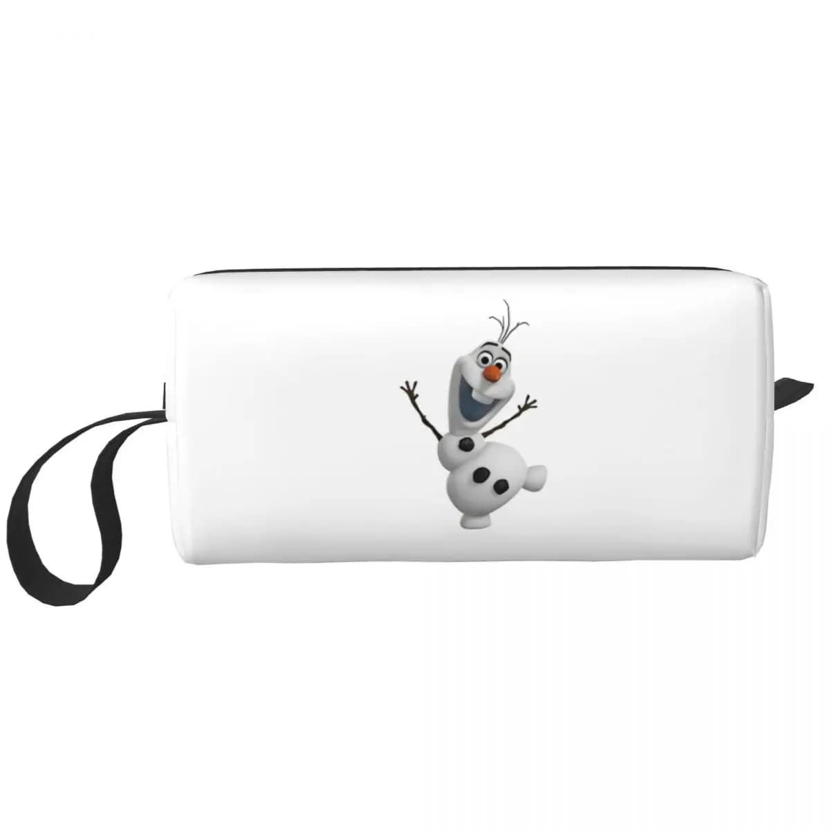 Frozen Elsa Olaf Large Makeup Bag Zipper Pouch Travel Cosmetic Bags Organizer for Women