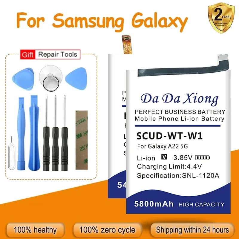 EB-BN916BBC New Battery For Samsung Galaxy Note Tab Active Ace A50 S5830 T365 4 A22 A23 F23 S22 M52 A53 Plus Ultra 5G + Tool