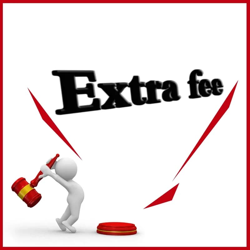 extra fee link