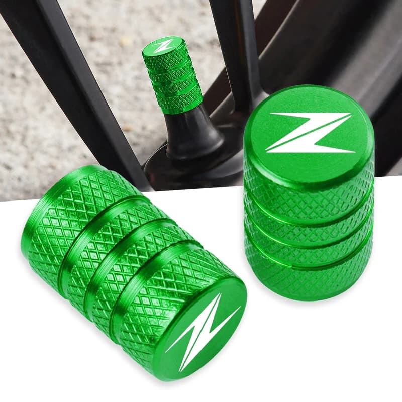 2PCS For KAWASAKI New Z400 Z900 Z1000 Z800 Z750 Z300 Z650 Motorcycle Wheel Tire Valve Cover Cap Plug CNC Accessories