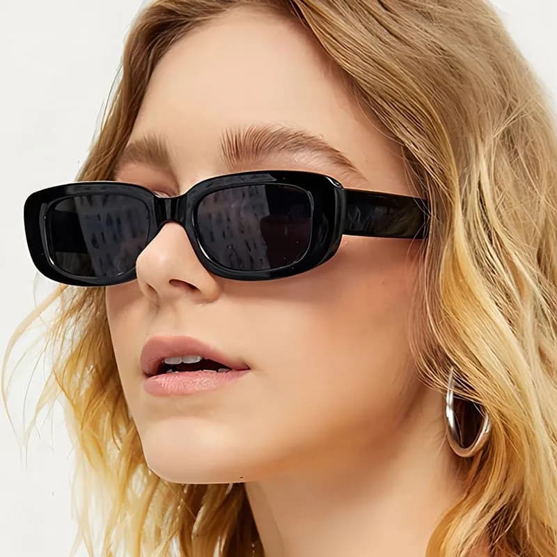 Small Rectangle glasses Women Oval Vintage Brand Designer Square Glasses For Women Shades Female Eyewear Anti-glare