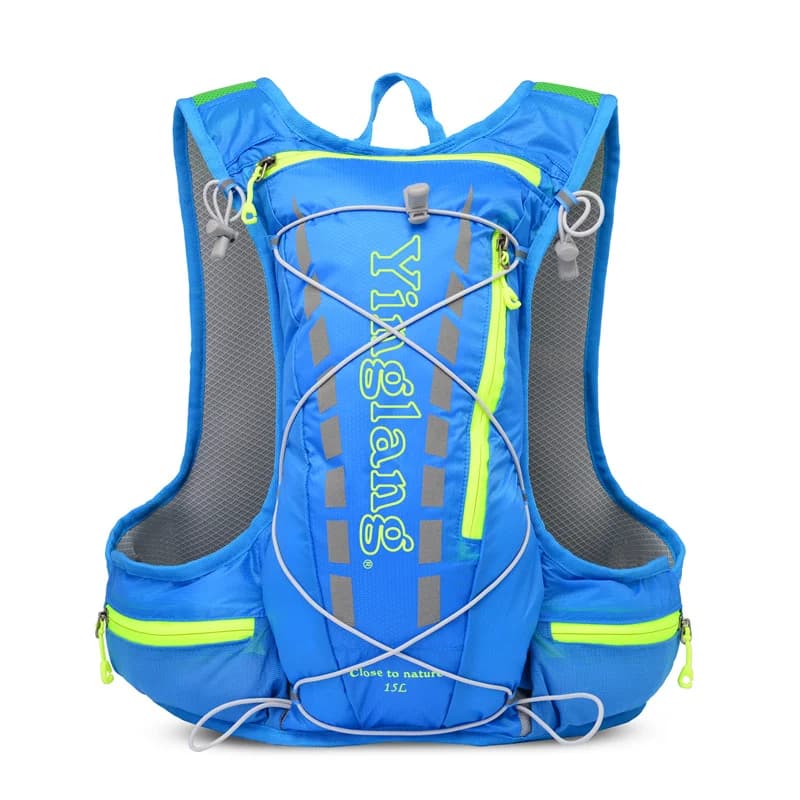 15L cycling running backpack male female ultra light breathable cycling cross country marathon water bag backpack 450g