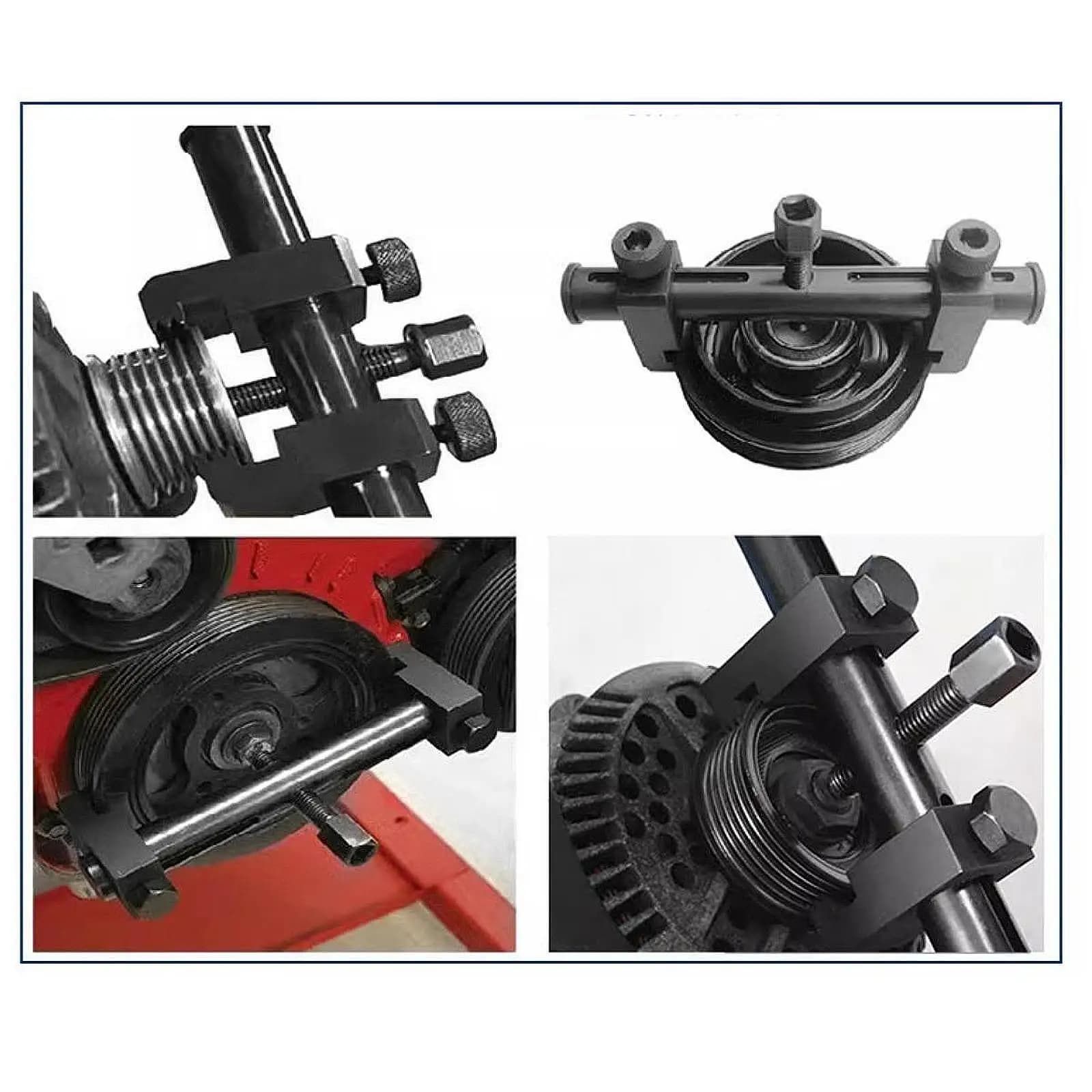 Bearing Puller Timing Pulley Removal Tool Bearing Separator Easy to Use Multifunction Generator Pulley Puller for Truck