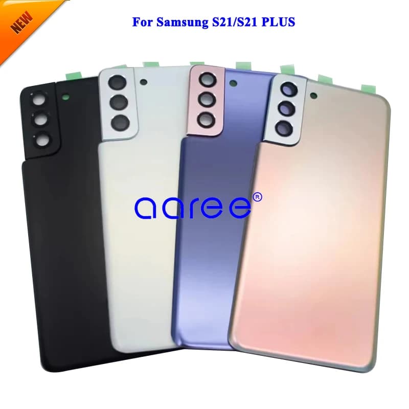 Grade AAA Back Cover with Camera Lens For Samsung S21/S21 Plus Back Housing Back Cover Door with Adhesive