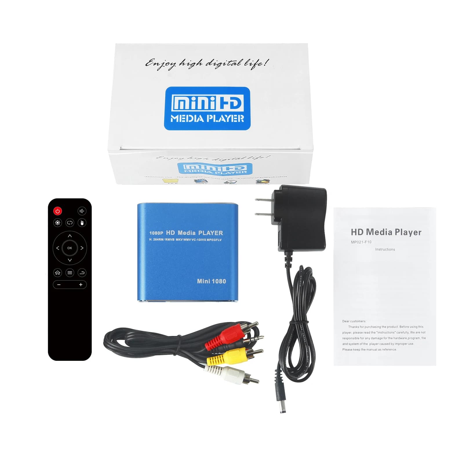 1080P MKV USB Video Player For Crystal Clear Digital Audio Playback Compact And Convenient Music