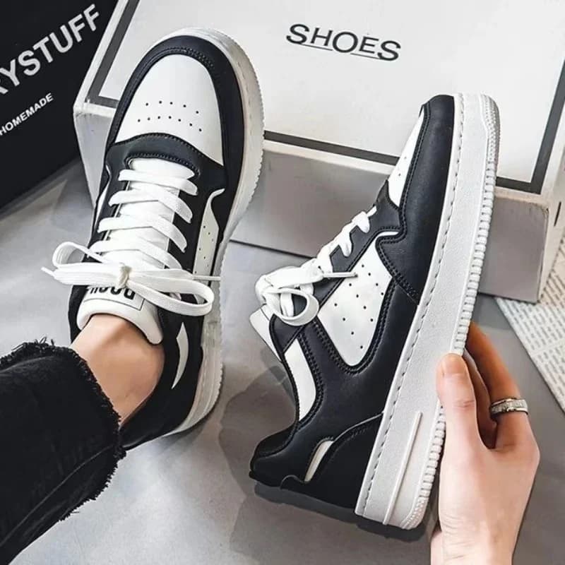 Men's Shoes Fashion White Casual Sports Shoes 2024 Summer Outdoor Comfortable Running Shoes for Men Flat Vulcanize Shoe Sneakers