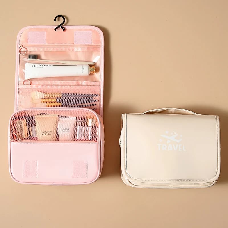 Travel Hook Cosmetic Bag Women Makeup Bag Waterproof Toiletries Beauty Pouch Unisex Bathroom Neceser Make Up Storage Organizer
