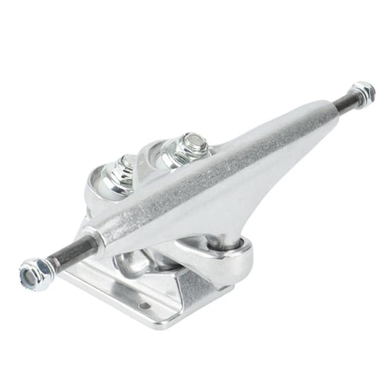 1Pcs Double Floor Longboard Trucks 6.25Inch Skateboard Bracket Trucks Gravity Casting Rear Truck Silver SHR90A