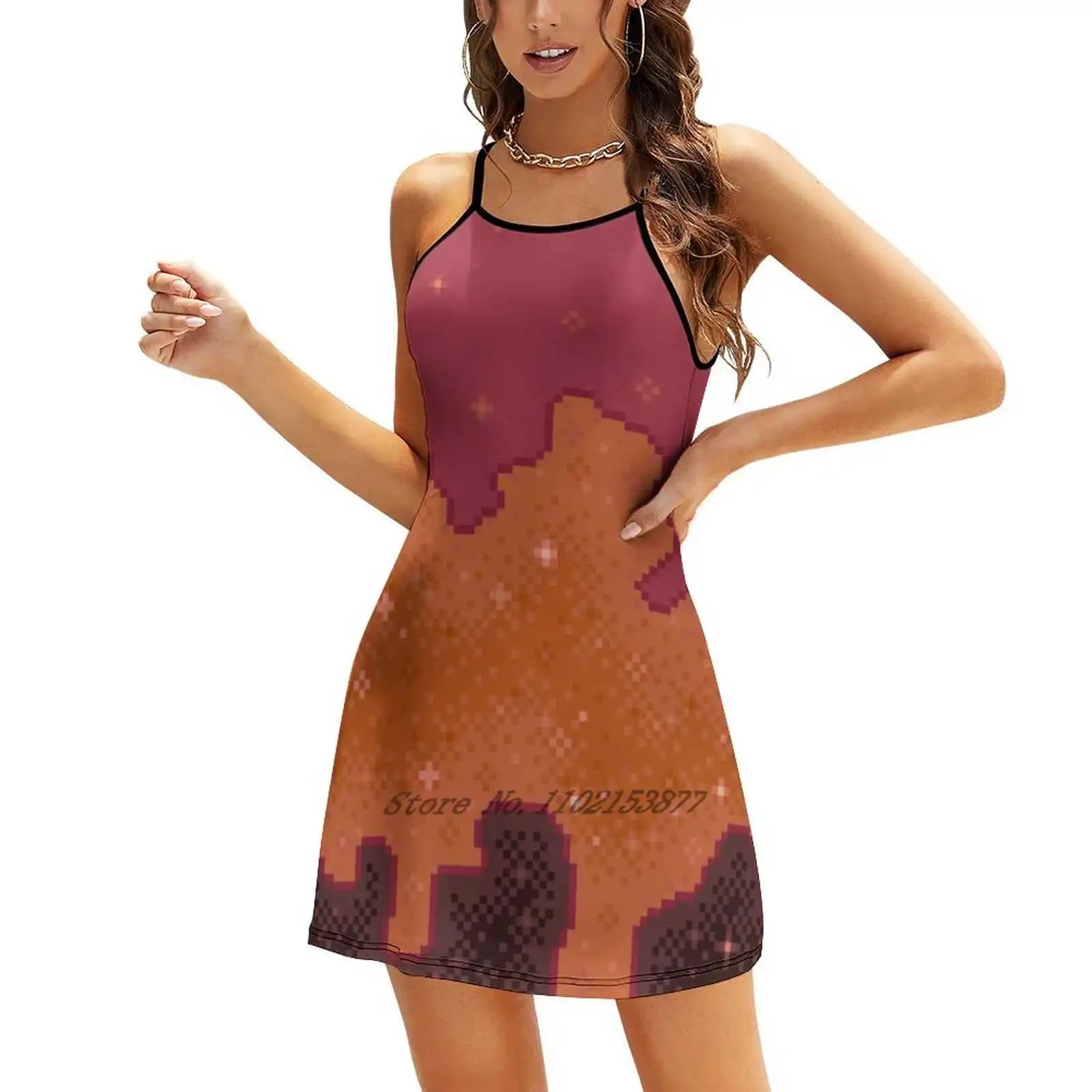 Autumn Starscape Loose Pocket Dress Women Casual V Neck Dress Printed Dress Space Outer Space Stars Spacescape Starscape Autumn