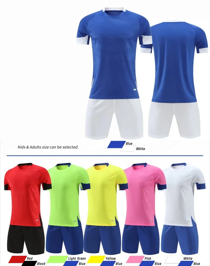 Children Sports Soccer Kits Wear Fashion Design Football Customized Sublimation Printed Soccer Jersey