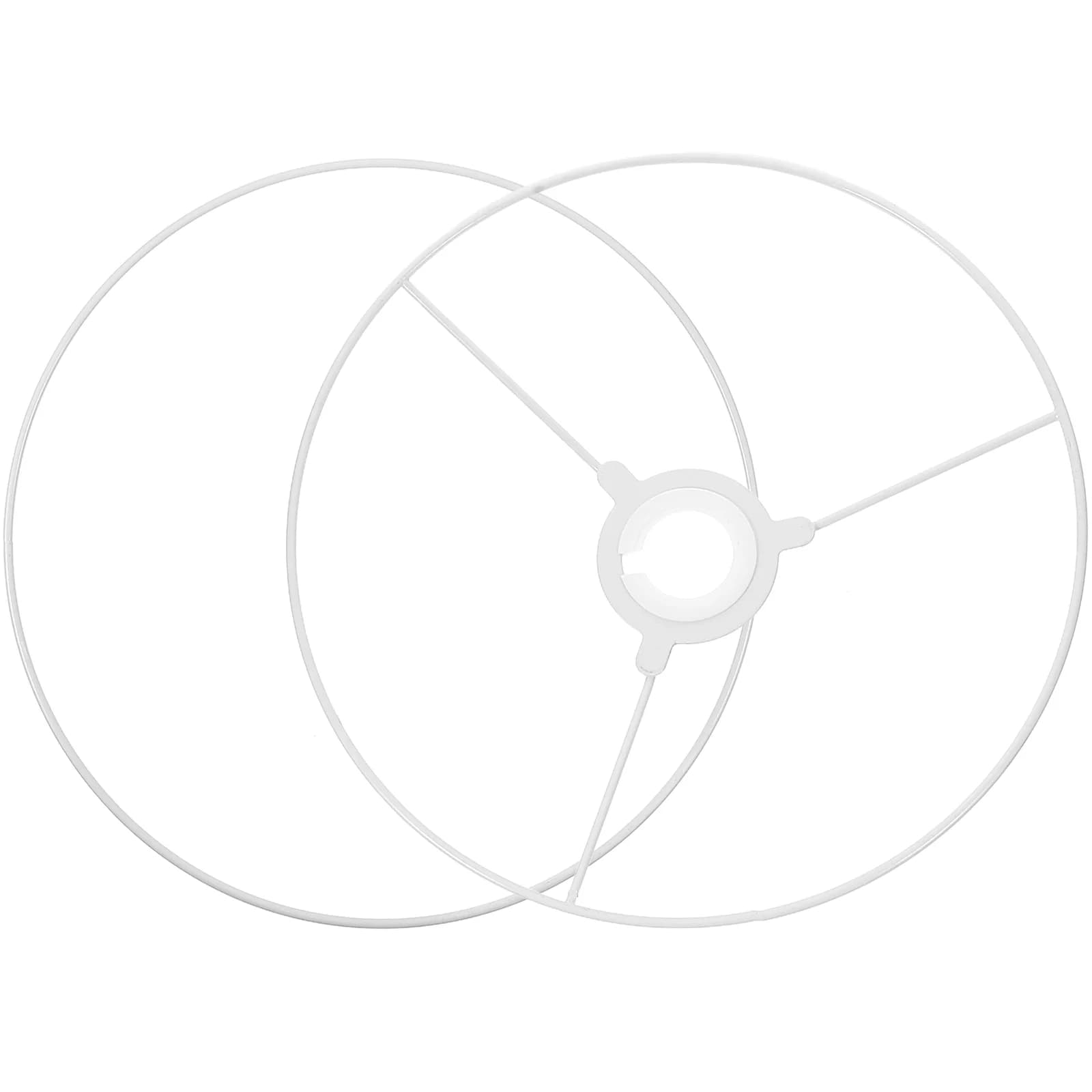 2Pcs Lampshade Shade Ring Fitter Frame Round Metal Wire Shade Ring Fitter Diy Lamp Cover Holder For Lighting Accessories