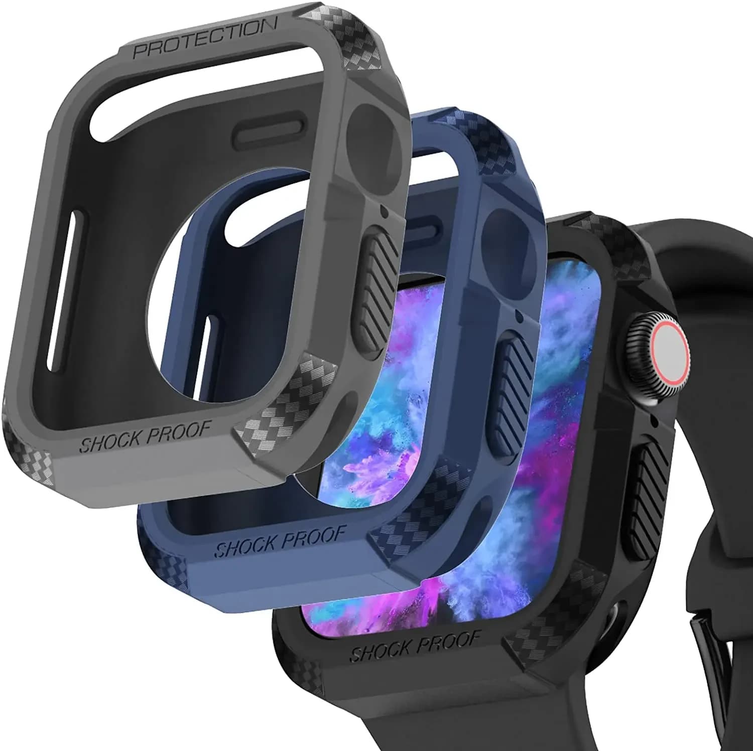 Cover for Apple Watch Case 44mm 40mm 45mm 41mm 42mm 46mm Iwatch Accessorie TPU Screen Protector Apple Watch Series 10 9 8 7 6 Se