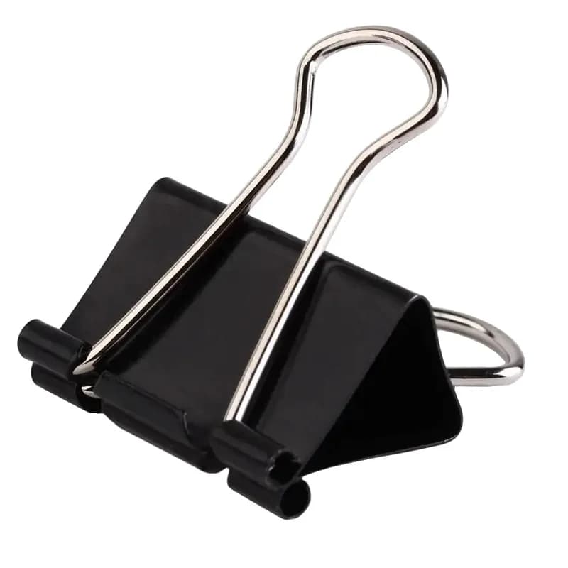 10pcs/lot Metal Binder Clips Multisized Notes Letter Paper Clip Tickets Photo Grip Clamp Documents Clips Office Binding Supplies
