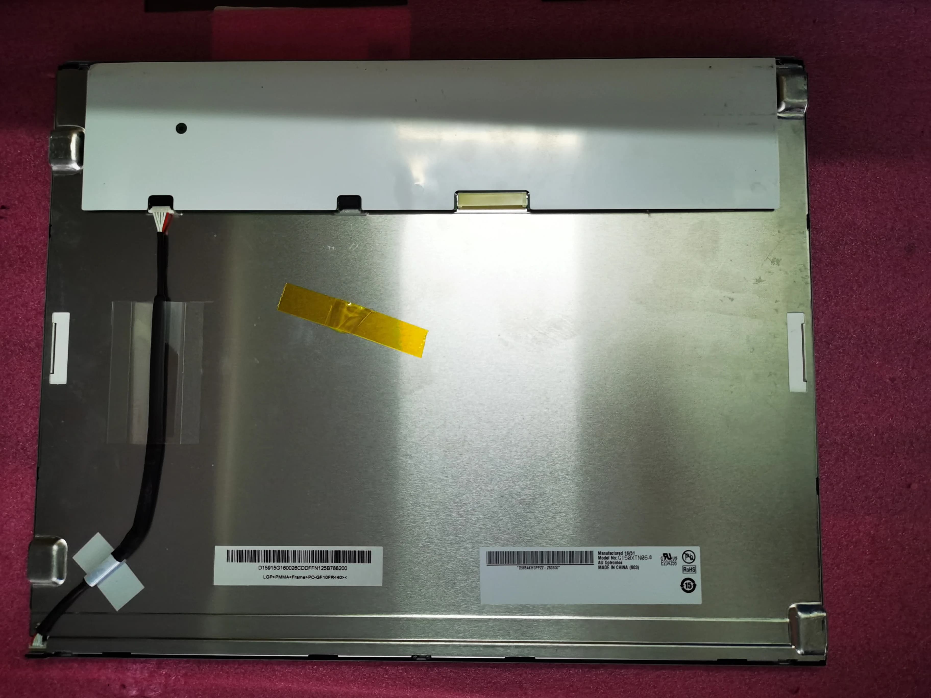 Original G150XTN06.0 15 inch industrial screen, tested and shipped G150XTN6.1 G150XTN03.0 G150XTN03.1