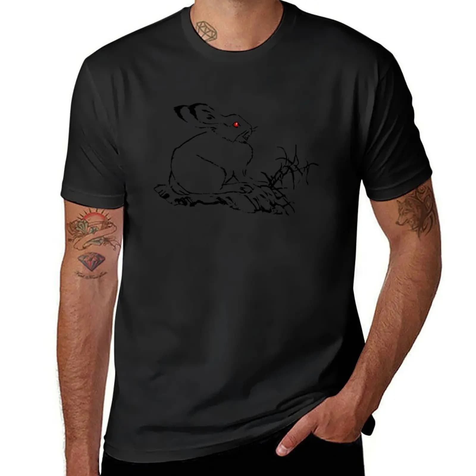 The Untamed Lantern Rabbit T-Shirt summer clothes funnys plus sizes Aesthetic clothing t shirts men