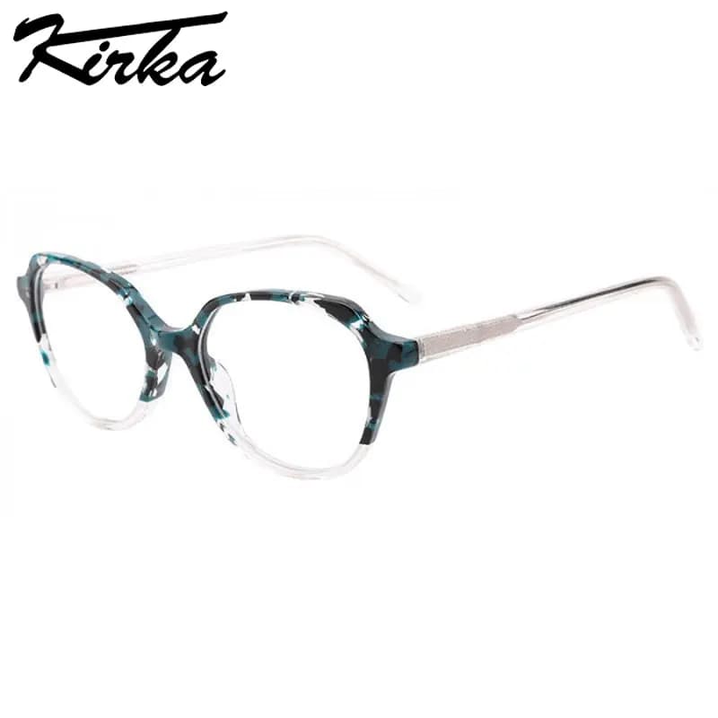 Kirka Kids Acetate glasses frame Rectangle glasses 4colours fashion prescription lenses Boys and Girls Optical Eyewear WK3022
