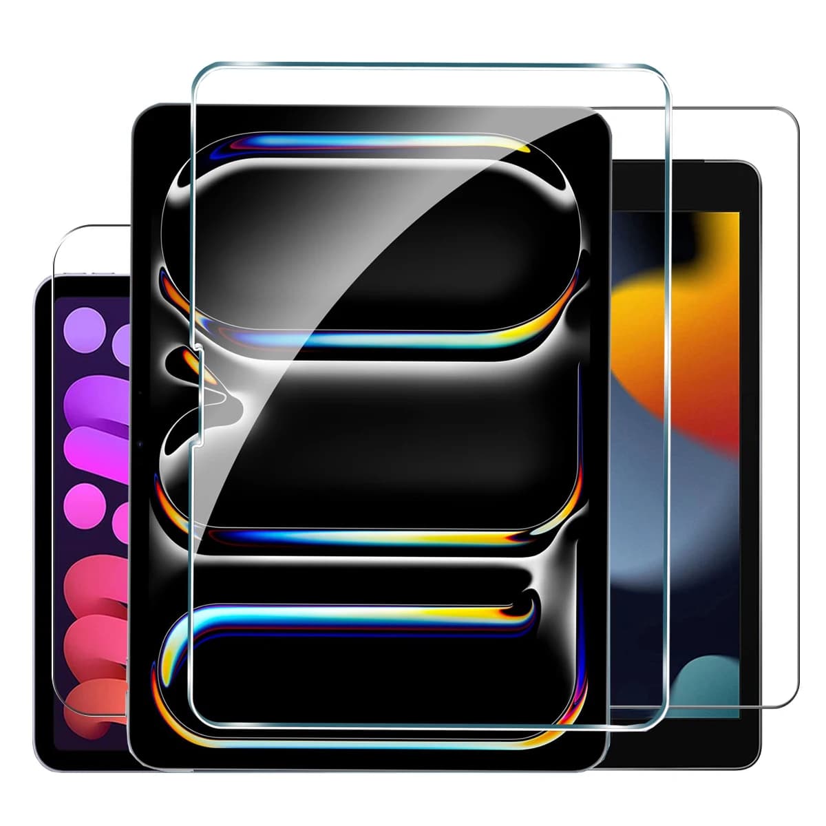 Screen Protector For Apple iPad Air Pro 11 2024 9.7 10.2 10.5 10.9 2th 3th 4th 5th 6th 9th 10th Generation Tempered Glass Film