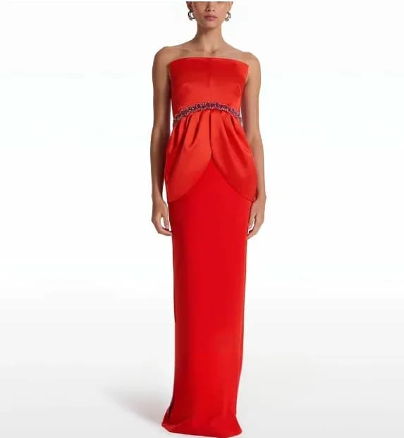 Dress Luxury Birthday Evening Dress Floor Length Sleevele'ss Summer Elegant Wedding Party Gowns For Women Arab