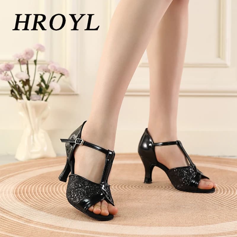 Women Dance Shoes for Dancing Woman/Girls/Ladies Ballroom Latin Modern Tango&Salsa 5.5/7.5CM Heel Dancing Shoes Training Sandal
