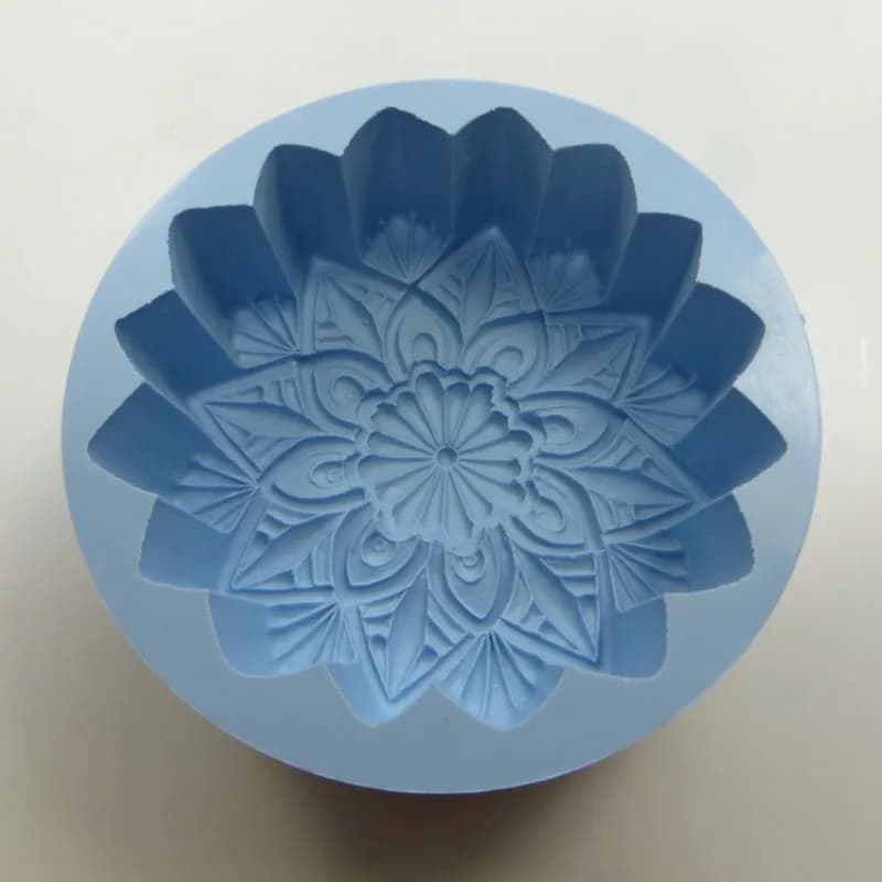 Silicone Mold Flower Pattern Soap Mould Resin Pendant Soap Mould Handmade DIY Soap Candle Aroma Stone QT0043
