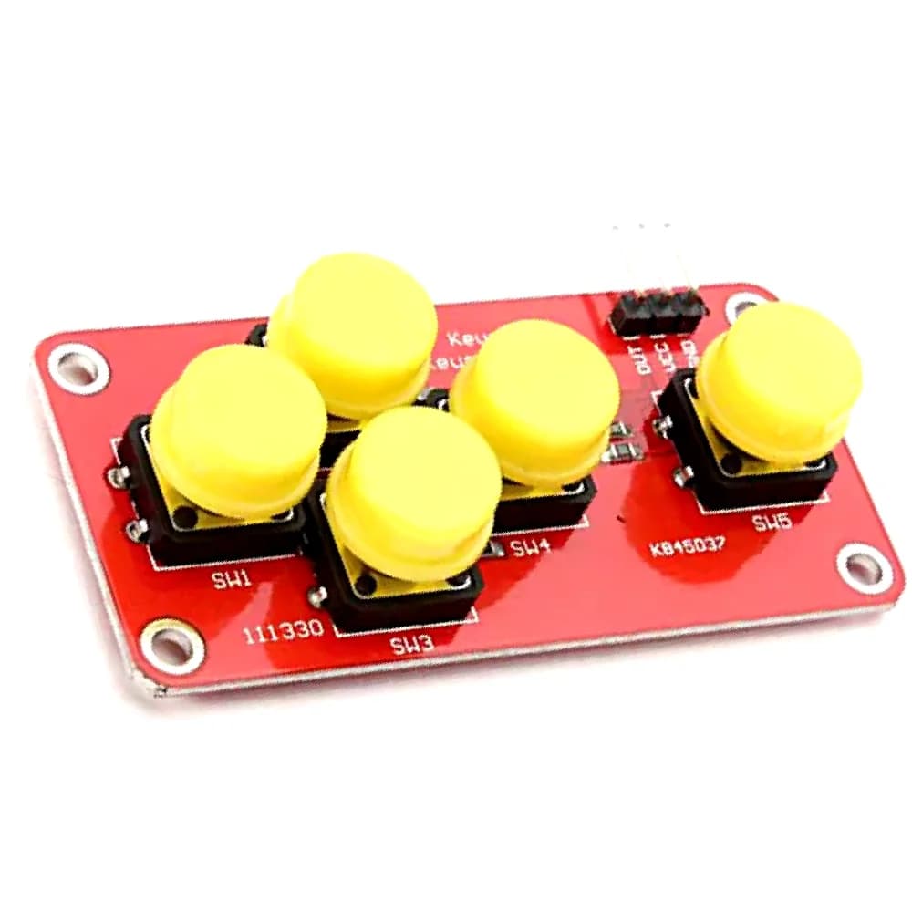 AD Keyboard Simulate Five Key Module Analog Button for arduino Sensor Expansion Board