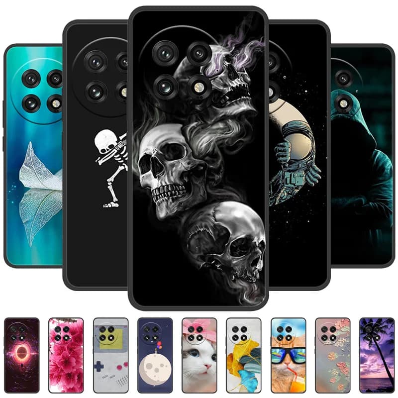 For OnePlus 13 5G Phone Case Cool Animal Flower Printed Shockproof Protective Back Cover For OnePlus 13 TPU Silicone Case