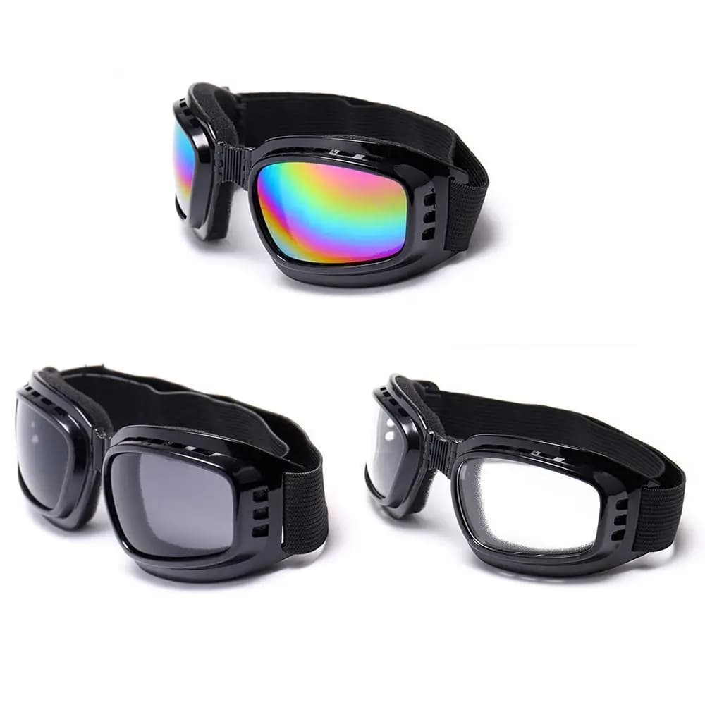 Plastic Folded Protective Glasses Impact Resistant Mutlicolor Skiing Cycling Protective Eyewear Dustproof Work Safety Glasses