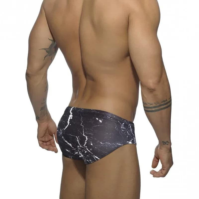 Summer Mens Board Shorts Swimsuit Briefs Sexy low-waisted Swimming Bikini Shorts Breathable Quick Dry Beach Surfing Swim Trunks