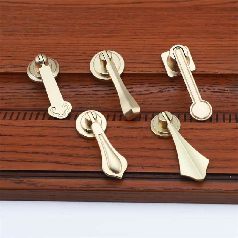 American Pendant Furniture Handle Gold Solid Handles Drawer Knob Cabinet Door Wardrobe Cupbaord Pulls Hardware Diy