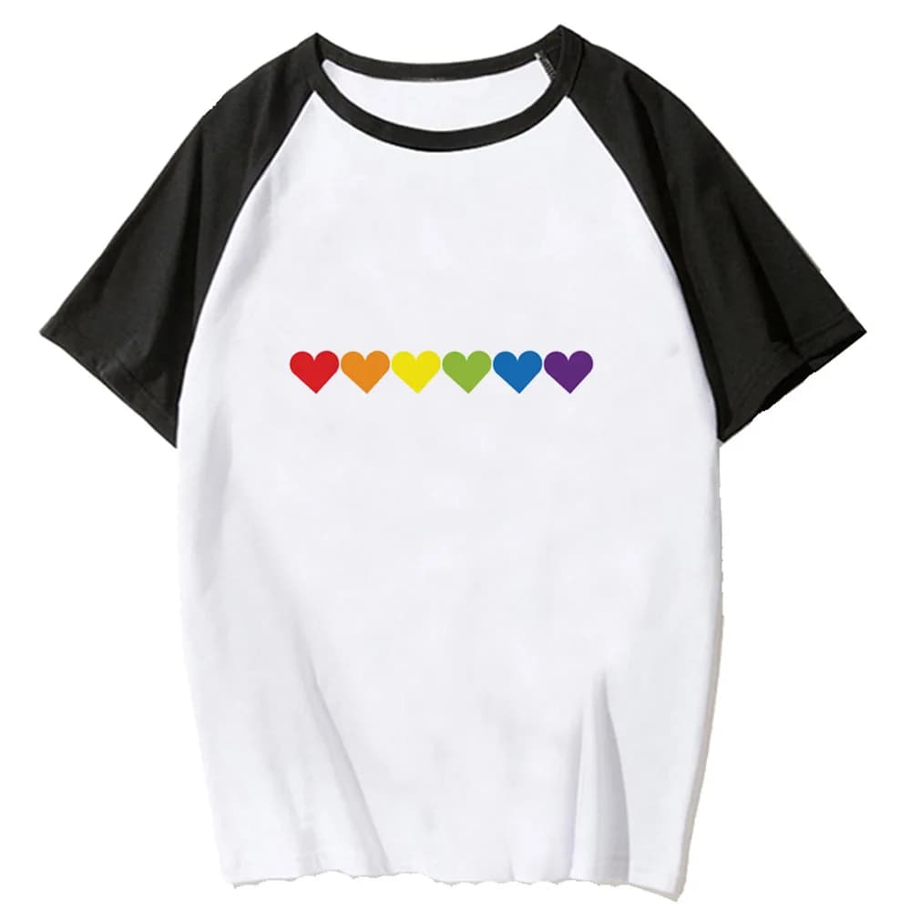 Lgbt Lesbian Gay Bisexual t shirt women designer Japanese top girl 2000s streetwear funny clothing