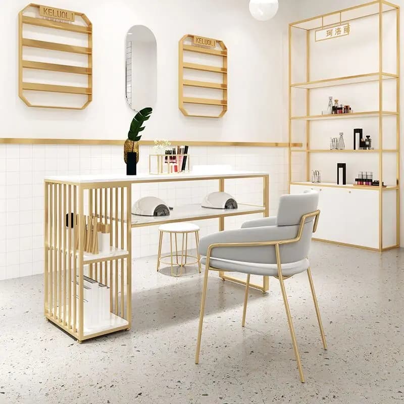 Japanese Simplicity Makeup Storage Professional Nail Tables Salon Equipment Furniture Manicure Beauty Manicure Tafel Desk