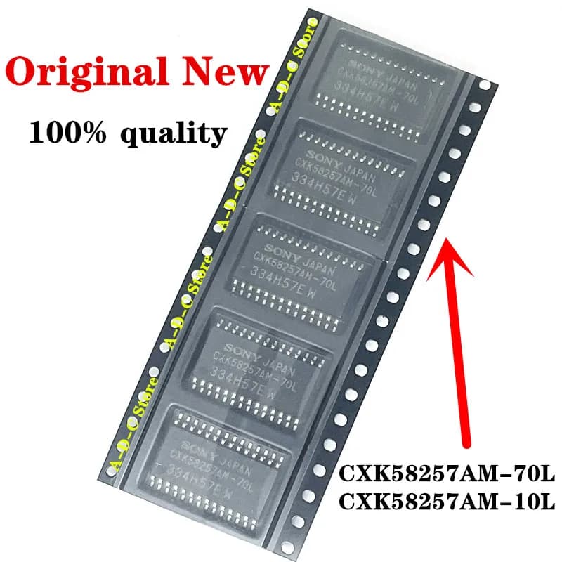 100% New CXK58257AM-10L CXK58257AM-70L CXK58257 SOP-28 Chipset