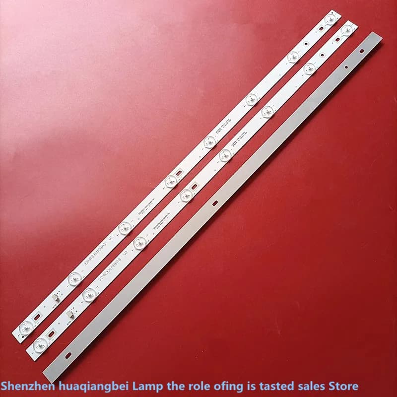 FOR NEW 4C-LB320T-YHF B32A380 TOT-32-3X8-3030C-8S1P OEM32LB16-LED3030-V0.6 LE32M20 8LED  59CM  3V LED backlight strip  100%NEW