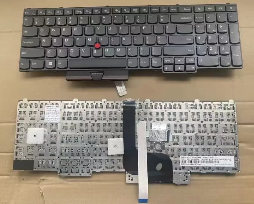 US Keyboard For Lenovo Thinkpad P51 P71 P50 P70 P70S with point without backlit (4 screw holes)