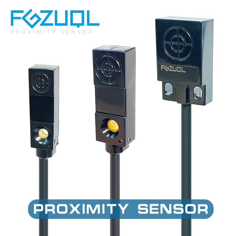 Square Proximity Switch Sensor 12to24VDC 3-wire NPN.NO NPN.NC PNP.NO Metal Inductive Sensor BX1-F