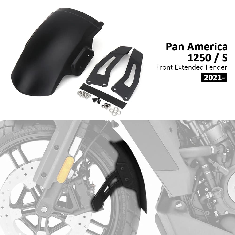 For PAN AMERICA 1250 S PA1250 PA 1250 S 2021 2022 2023 2024 Motorcycle Front Fender Hugger Mudguard Mud Splash Guard