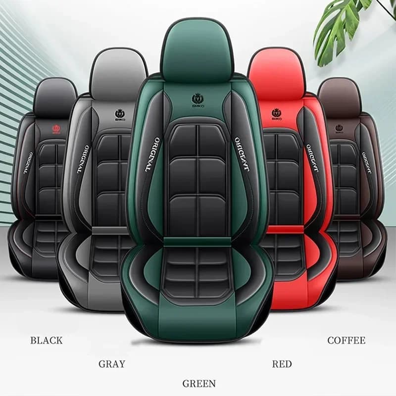 Car seat cushion Four Seasons universal new seat cover Leather seat cover Ice silk seat cushion Fully wrapped seat cushion