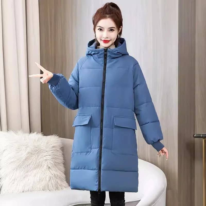 Super Large Size Winter Long Coat Women's Cotton-padded Jacket Oversize Loose Parkas Hooded Thicken Overcoat Plus Size XL-8XL