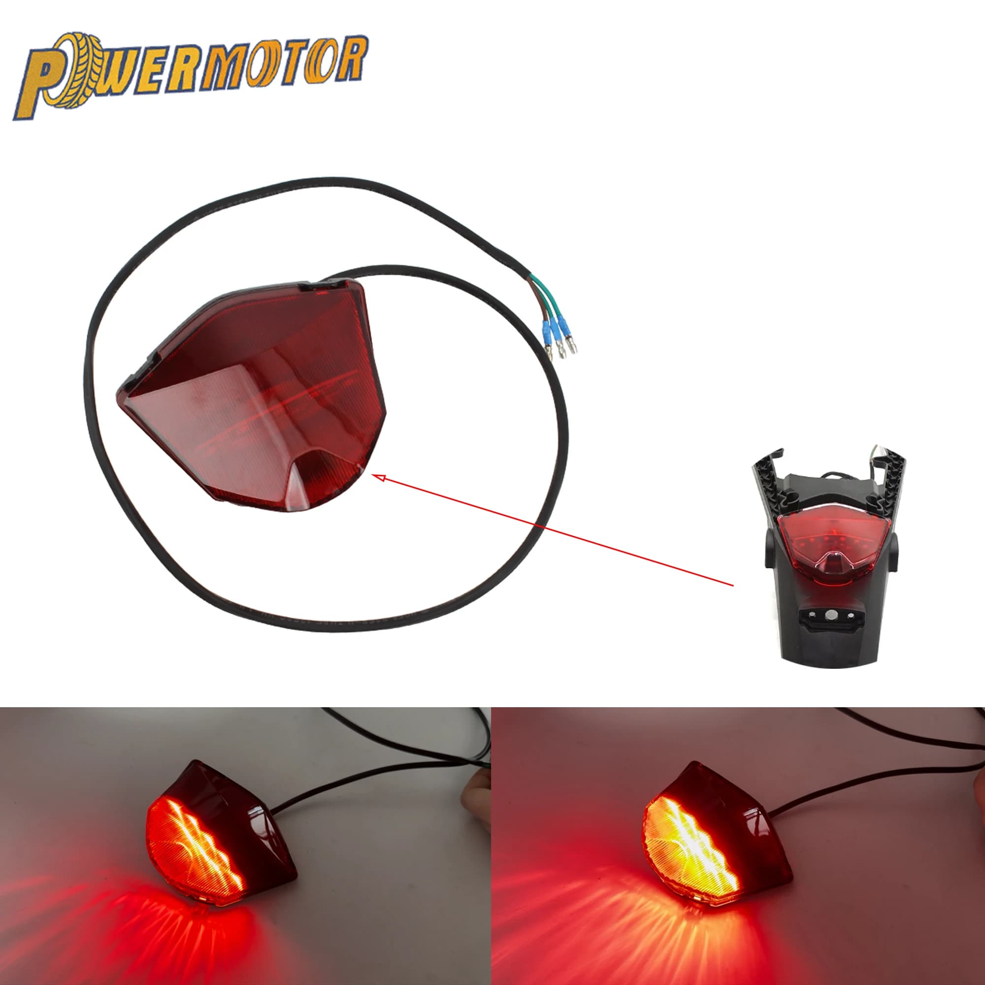 For KTM EXC Rear Light Taillight Motorcycle Accessories Brake Light XCF XCW 125-530 2012-2023 Super Moto Stop Signal Motocross