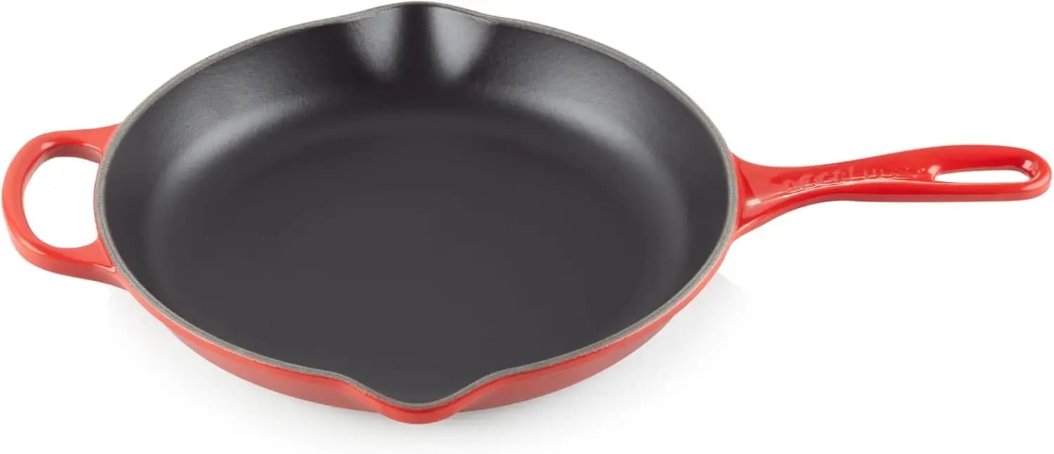 Enameled Cast Iron Signature Iron Handle Skillet, 10.25" (1-3/4 qt.), Cerise
