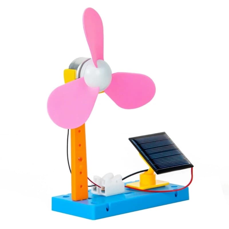 Solar Fan Educational STEM Science Toy for Kid Aged 8+, Sun Powered Fan Assembly Toy Hands on Science Educational Toy