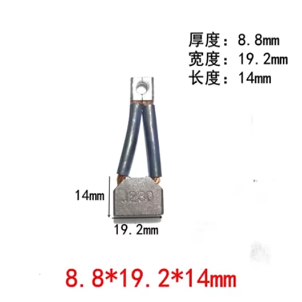 4pcs Hydraulic Forklift Electric Brush Oil Pump Carbon Brush 9*19*16mm For J230 Automobile Engine Carbon Brush 8.8*19.2*14/16mm