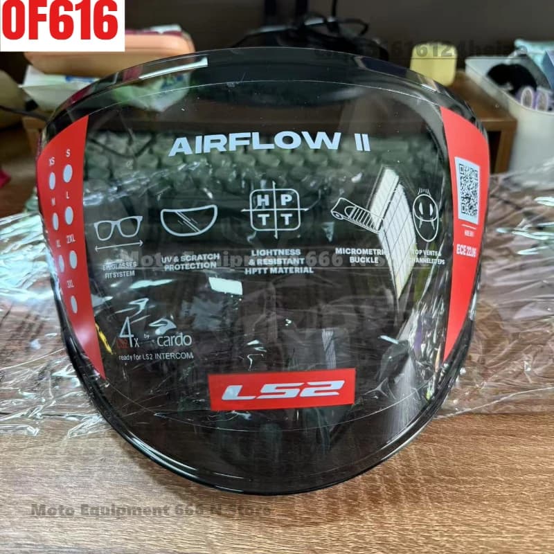 Original LS2 Motorcycle Half Helmet OF616 Original Lens Black Lens Color Visors LS2 AIRFLOW II Helmet Accessories