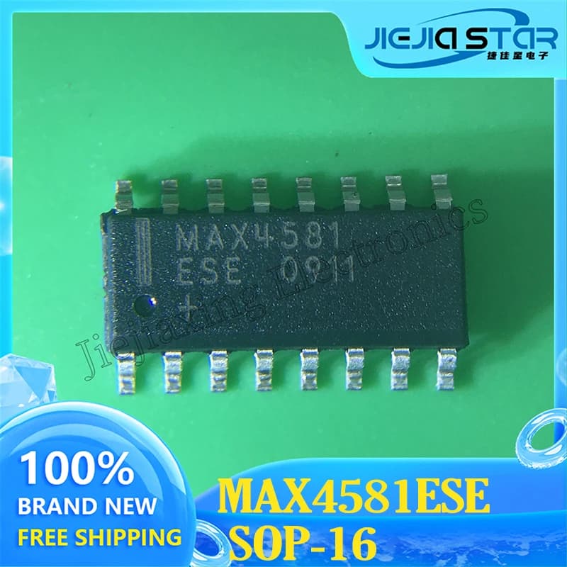 Electronics Analog Switch, MAX4581ESE, MAX4581E, MAX4581, SOP16, New, Original, in Stock