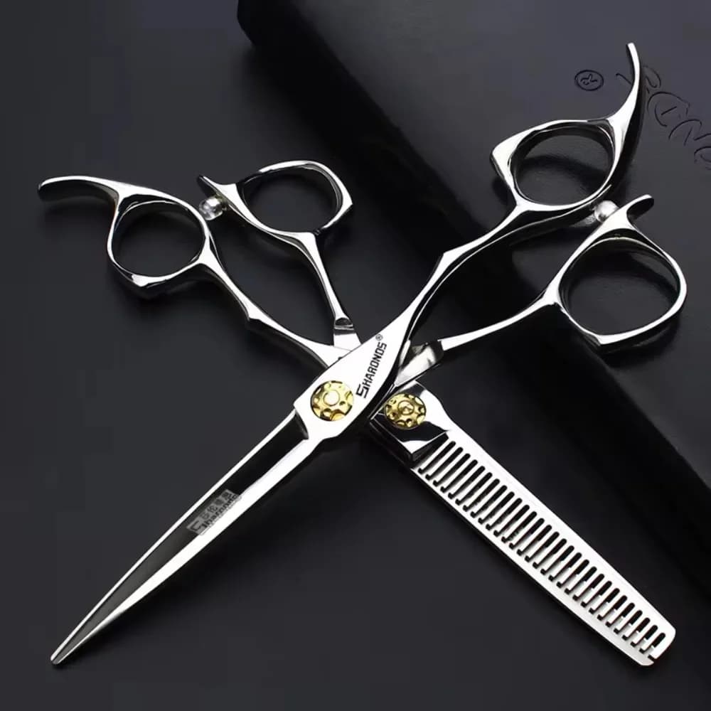 SHARONDS 6 Inch  440C Japanese Steel Professional Hairstylist Hair Clipper Set Barber Specialized Clippers Hair Cutting Tools