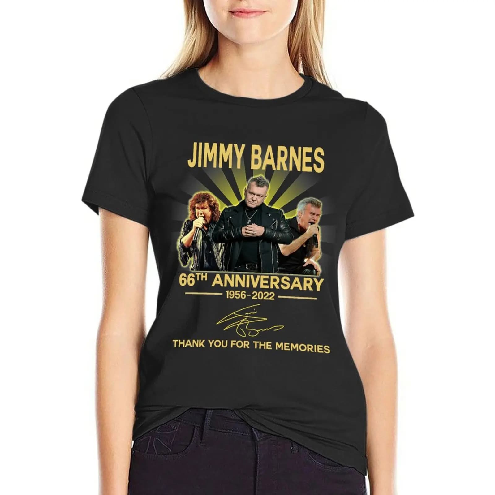Needed Gifts Thank You For The Memories 66Th Anniversary Jimmy Barnes Graphic For Fans T-Shirt